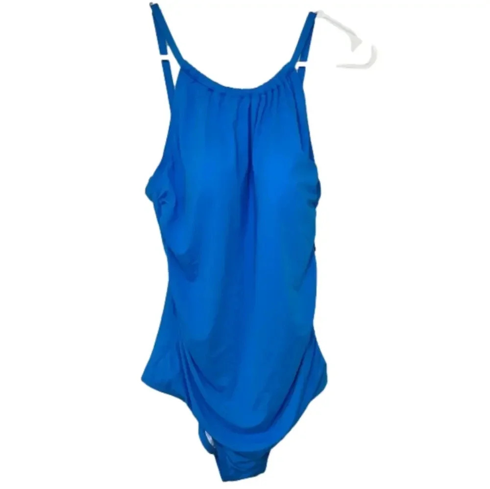 Jantzen NWT Women's Solid Highline One Piece Swimsuit